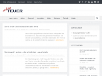 Screenshot des Blogs richtigteuer.de
