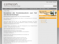 Screenshot des Blogs cemeon