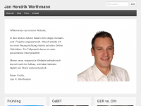 Screenshot des Blogs Blickwinkel