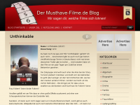 Screenshot des Blogs MUsthave-filme.de