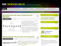 Screenshot des Blogs Tagesgeldblog