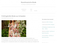 Screenshot des Blogs Skandinavische Mode