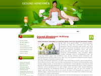 Screenshot des Blogs Gesund Abnehmen