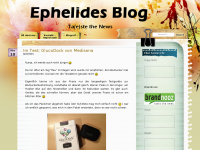 Screenshot des Blogs Ephelides Blog