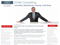 Screenshot des Blogs Blog der Wolf I.O. Group Unternehmensberatung