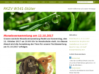 Screenshot des Blogs Rassekaninchenzucht Stüter