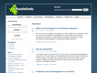 Screenshot des Blogs Der Puzzlecards Blog