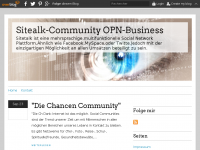 Screenshot des Blogs Sitetalk-Unaico