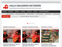 Screenshot des Blogs Saalekreis Netzwerk