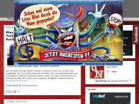 Screenshot des Blogs upset News