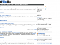 Screenshot des Blogs BlogTipp