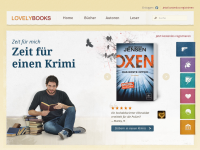 Screenshot des Blogs Blog LovelyBooks