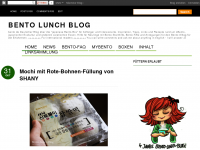 Screenshot des Blogs Bento-Lunch-Blog: Hilfe & Tipps für oBento & co