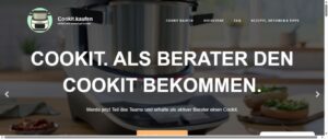 Startseite von Cookit.kaufen mit Logo und Bosch Cookit
