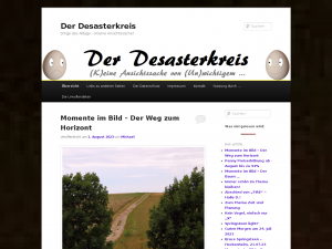 Screenshot des Blogs Der Desasterkreis