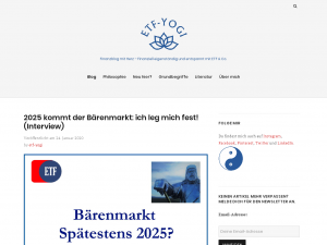 Screenshot des Blogs ETF-Yogi