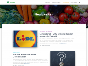 Screenshot des Blogs Food-Compass – Check dein Food