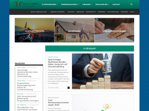 Screenshot des Blogs financeandlife