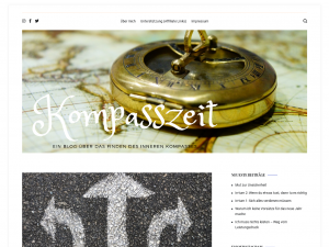 Screenshot des Blogs Kompasszeit