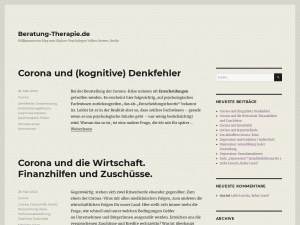 Screenshot des Blogs Beratung-Therapie.de