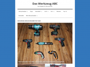 Screenshot des Blogs Das Werkzeug-ABC