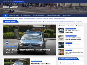 Screenshot des Blogs News Wittlich