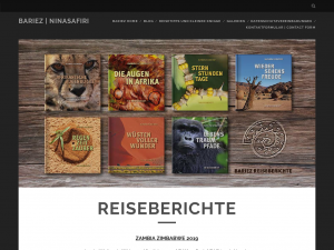 Screenshot des Blogs BARIEZ | NINASAFIRI Reiseblog Afrika