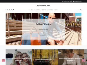 Screenshot des Blogs Jan-Christopher Sierks, Editors’ Choice