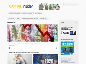 Screenshot des Blogs Capital Insider (Finanzblog)