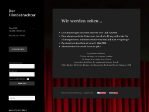 Screenshot des Blogs Der Filmbetrachter