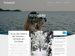 Screenshot des Blogs Fotonerd
