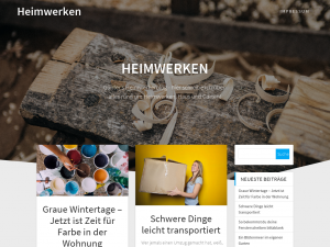 Screenshot des Blogs Heimwerken