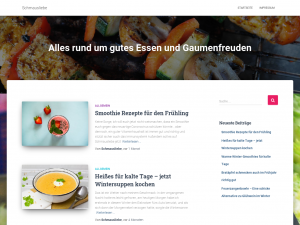 Screenshot des Blogs Schmausliebe