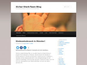 Screenshot des Blogs Kinder stark machen