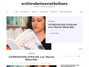 Screenshot des Blogs Writtenbetweenthelines
