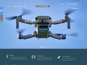 Screenshot des Blogs Wieselfilm