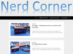 Screenshot des Blogs Nerd Corner