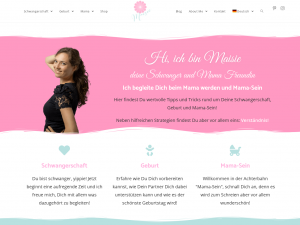 Screenshot des Blogs My Maisie