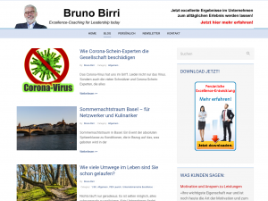 Screenshot des Blogs Bruno Birri Excellence-Entwicklung für Personen und Organisationen