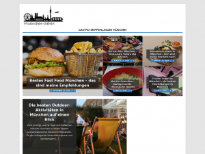 Screenshot des Blogs München sehen