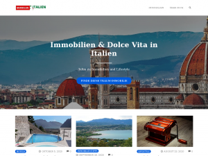 Screenshot des Blogs Immobilien-Italien.it