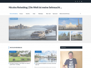 Screenshot des Blogs Nicolos Reiseblog