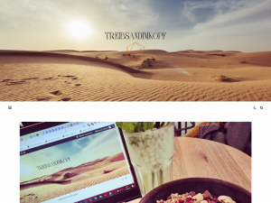 Screenshot des Blogs Treibsandimkopf