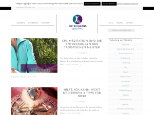 Screenshot des Blogs Selbstheilung & Spiritualität
