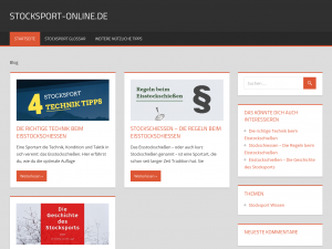 Screenshot des Blogs Stocksport-Online.de