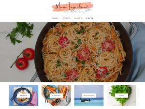 Screenshot des Blogs Main Ingredients
