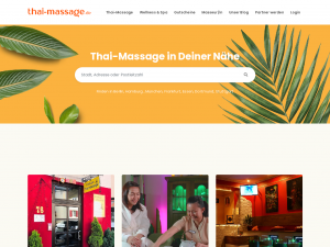 Screenshot des Blogs Thai Massage