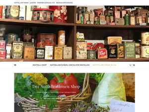 Screenshot des Blogs Notfallrationen