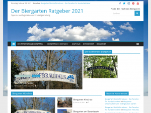Screenshot des Blogs Der Biergarten Ratgeber