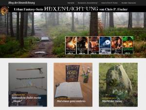 Screenshot des Blogs Hexenblog aus der Hexenlichtung